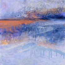 Bay Series #7  |  10” x 10”  |  Acrylic & Oil on Canvas