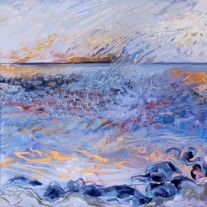 Bay Series #9  |  10” x 10”  |  Acrylic & Oil on Canvas