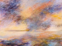 Tidal Series #16  |  30” x 40”  |  Acrylic & Oil on Canvas