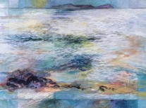 Tidal Series #18  |  30” x 40”  |  Acrylic & Oil on Canvas