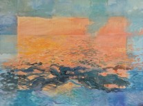 Tidal Series #49  |  30” x 40”  |  Acrylic & Oil on Canvas