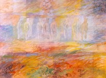 Tidal Series “Running Away”  |  30” x 40”  |  Acrylic & Oil on Canvas