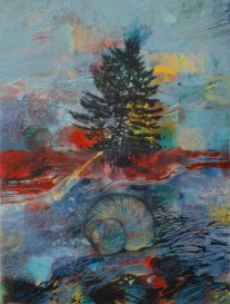 Nature Unbalanced | 18″ x 24″ | Acrylic & Oil on Canvas