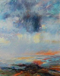 Bay Series #41 | 24″ x 30″ | Acrylic & Oil on Canvas