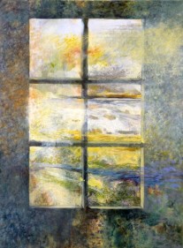 “Inside Out”  |  40” x 30”  |  Acrylic & Oil on Canvas