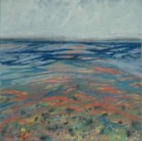 Bay Series F | 12″ x 12″ | Acrylic & Oil on Canvas