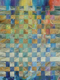 West Falmouth Weaving | 18″ x 14″ | Acrylic & Oil on Canvas