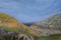 Nablus | 24″ x 36″ | Acrylic & Oil on Canvas